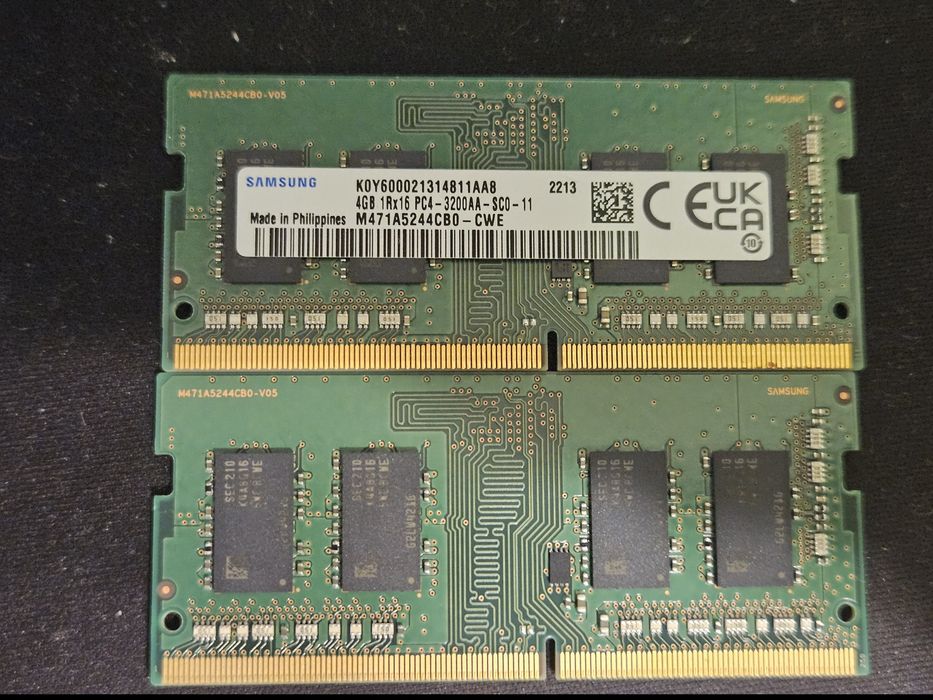 Рам за лаптоп Samsung  DDR4 2 × 4GB  3200