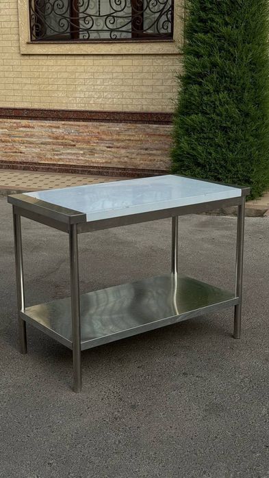 Стол нержавейка рабочий стол мойка стеллаж стиллаж stellaj для кухни