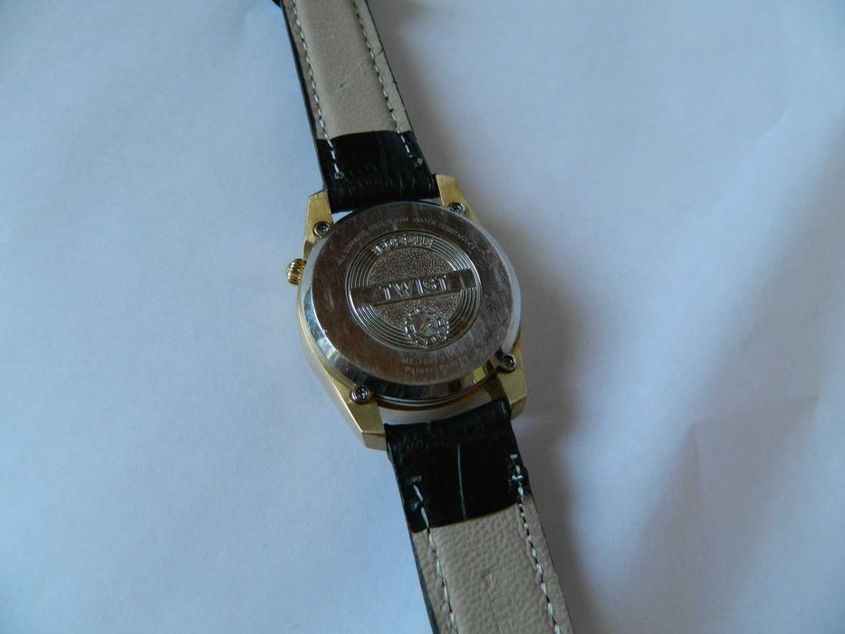 Ceas de dama Fossil Twist , din otel , curea piele cod f12