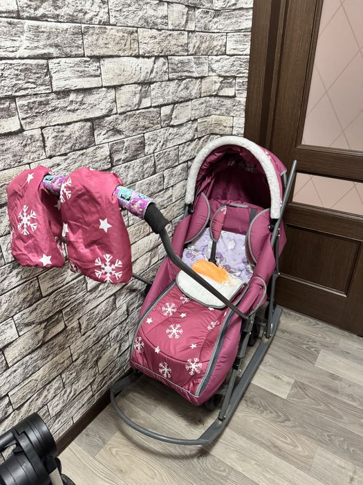 Санки коляска отличное состояние