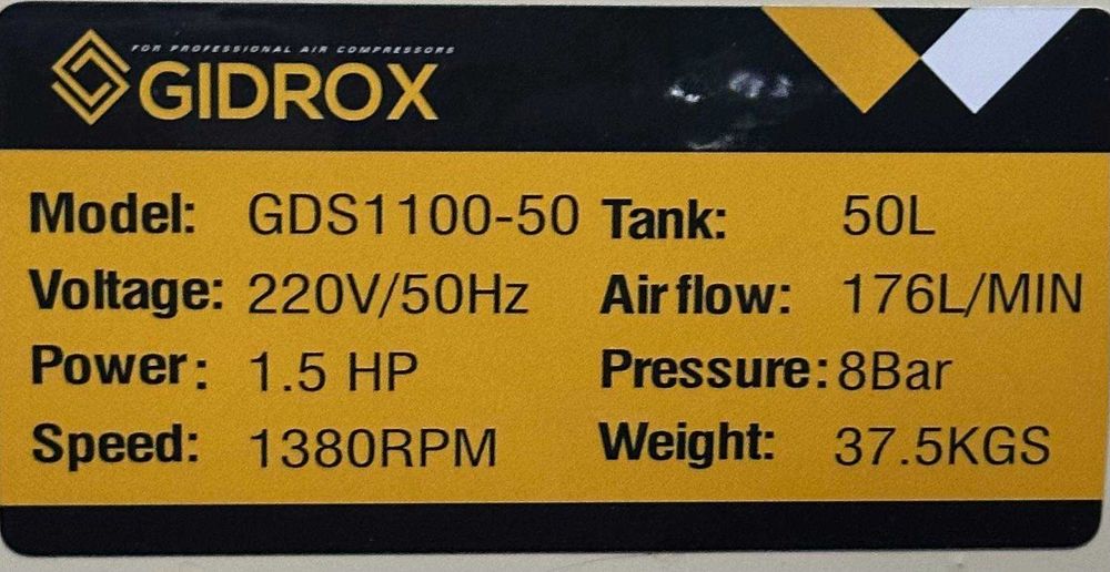 Gidrox havo kompressori — servis va zapchast mavjud