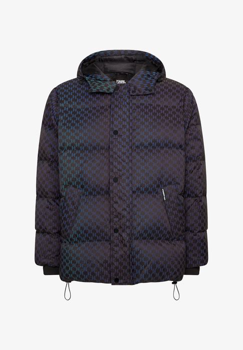 Karl Lagerfeld Monogram Reflective Down Jacket ОРИГИНАЛ мъжко яке L-XL