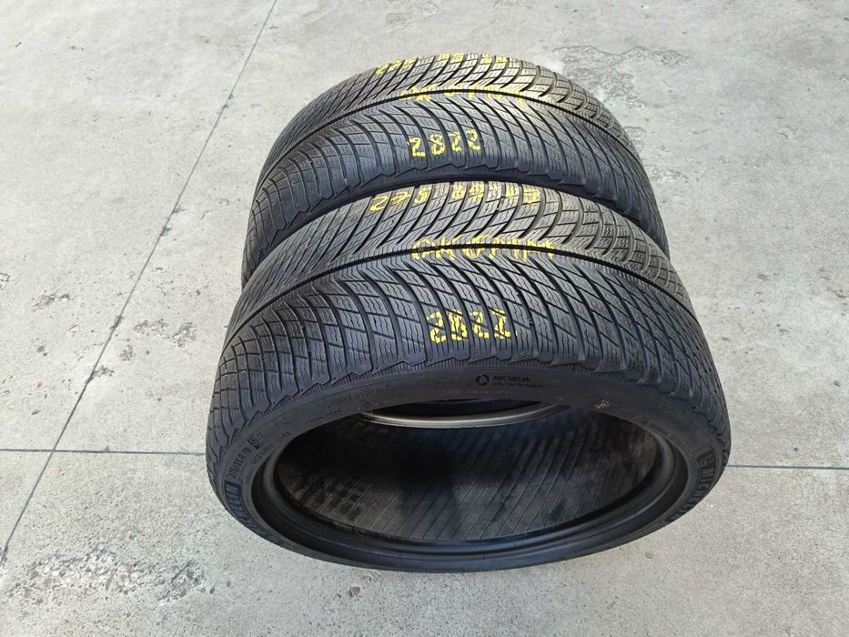 Doua anvelope iarna 275 35 19 michelin 'pilot alpim 5 profil 6 mm dot 2022