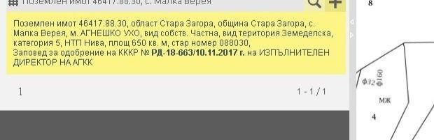 Продава се Парцел в Стара Загора, Самара 1 - 6000 кв.м за 12 €/кв.м - Снимка #2