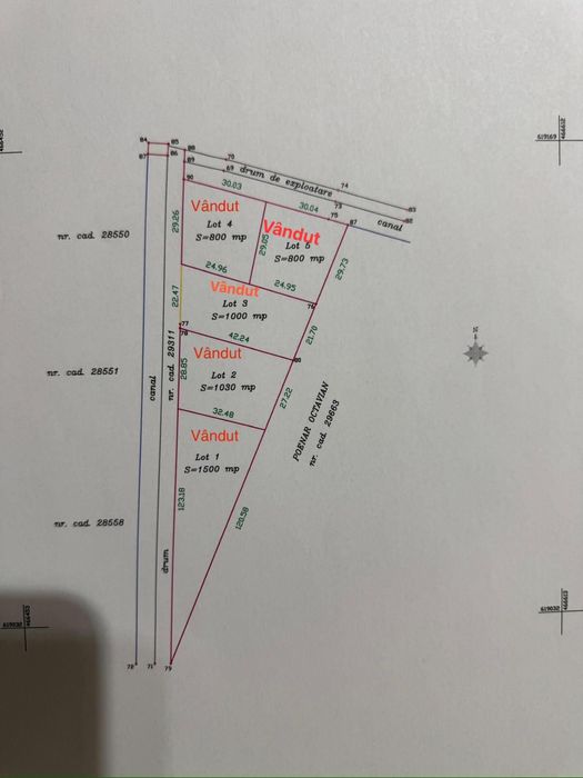 Parcele de teren pentru case sau cabane