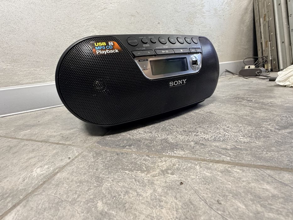 Минисистема FM радио MP3 CD плейър USB четец SONY ZS-PS30CP ...