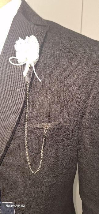 Мъжки костюм класика с обувки