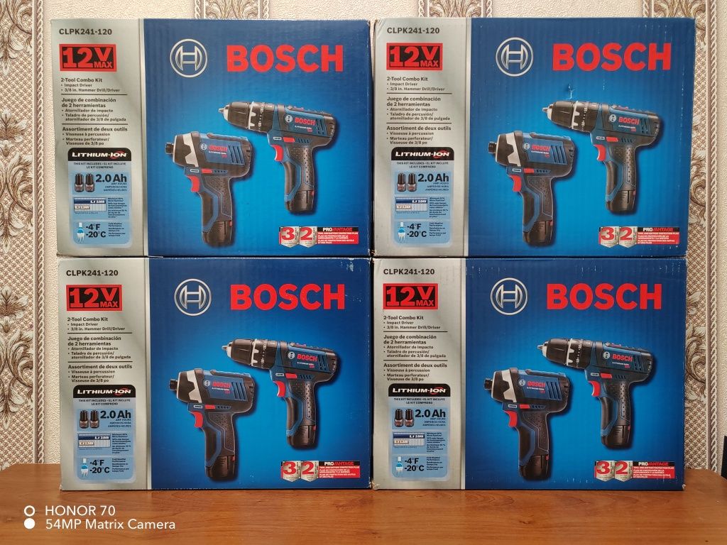 Bosch CLPK241 120 combo kit 12v Max 170 . .