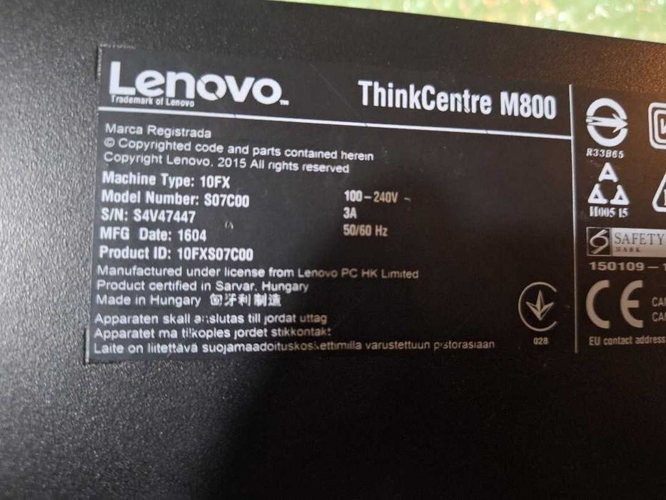Vand unitate  Lenovo M800 .