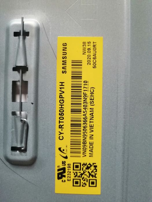 TV Samsung QE50Q60TAU ptr. piese
Model: QE50Q60TAU

Specificatii tehni