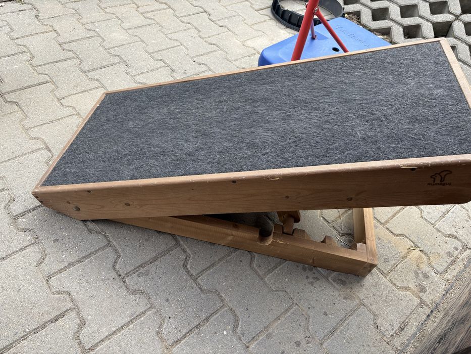 rampa catei reglabila din lemn masiv