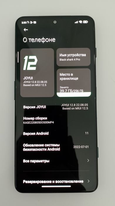 Black shark 4 pro 256Gb