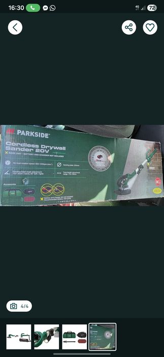 Slefuitor Parkside20V /       Girafa 20V /        suflanta20V