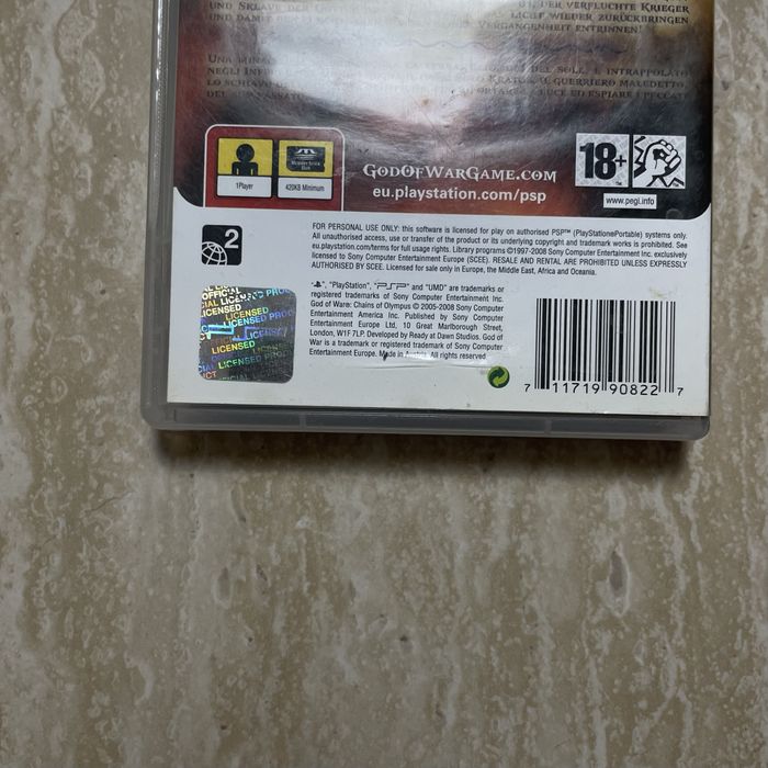 God of War “Chain of Olympus PSP