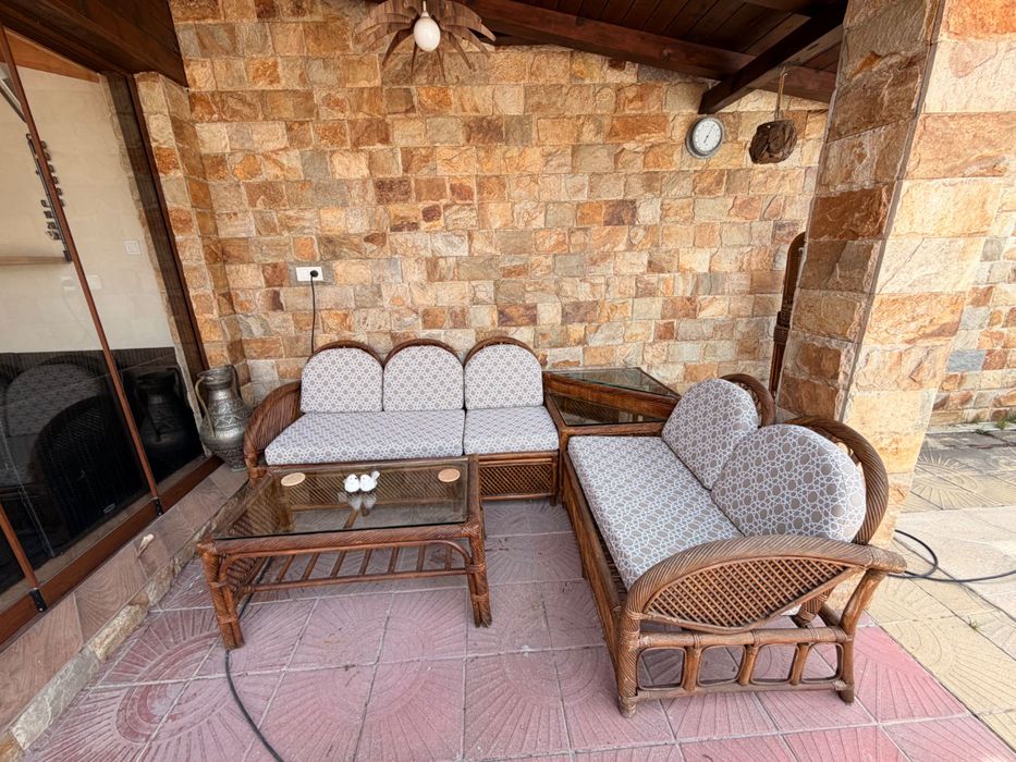 Естествен ратанов комплект