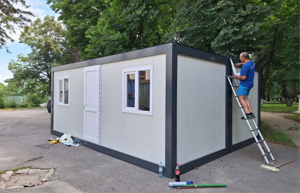 Vand container modular sanitar vestiar birou spatiu de depozitare