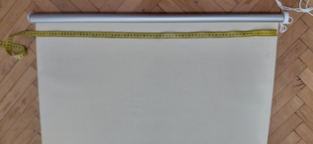 Jaluzele blackout galben pal 74/145cm (2 buc)