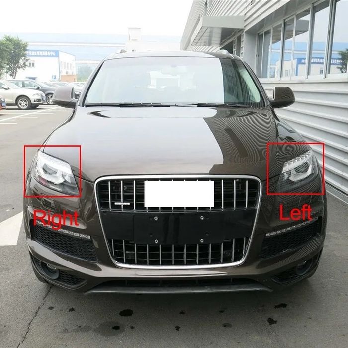 Set sticle far/faruri sticla far stanga/dreapta Audi Q7 4L 2006-2015