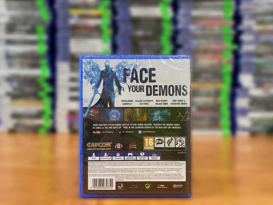 Новый DmC Devil May Cry Definitive Edition PS4/PS5 Много Игр