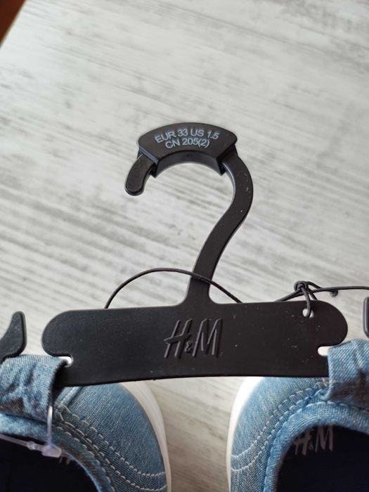 Детски кецове H&M, дънкови, 33 номер
