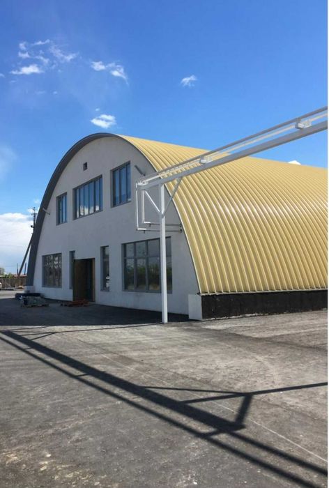 Строим бескаркасные ангары