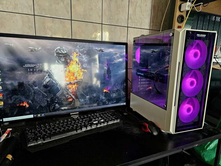 Unitate PC Gaming i7 4790 video 4GB RX 580 16GB RAM