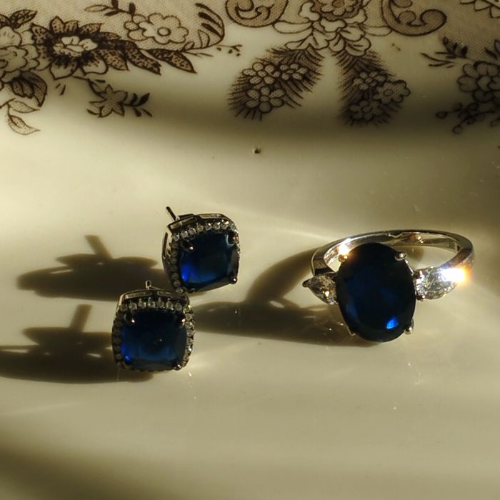 Комплект с Сапфирами