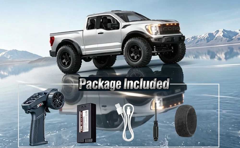 Голям Хоби 1:12 39cm RC Rock Crawler Ford F150 Raptor Джип Бъги 4x4
