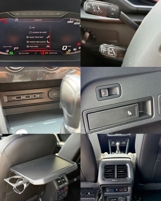 Seat Tarraco Xcellence 2.0 Tdi 4Drive 190cp Automat DQ500 Euro6 2019, 84.000 Km,Alb perlat Piele,RAR efectuat