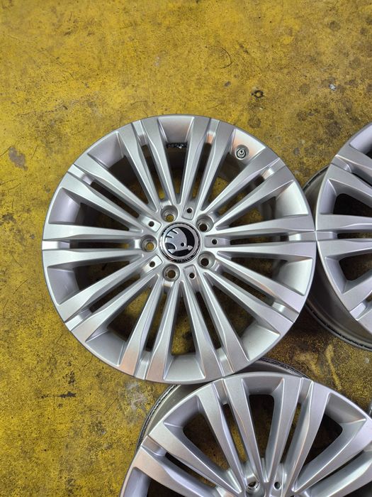 4 Jante Aliaj 5x112 17'' OE VW Golf Passat Caddy Touran Sharan Tiguan T-Roc / Skoda Superb Octavia Kodiaq Karoq 2025