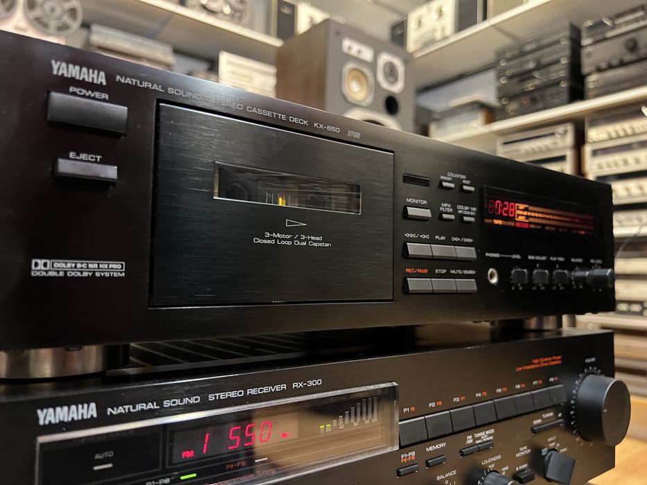 Deck Yamaha KX-650 RS 3 head si Amplificator/Receiver Yamaha RX-300