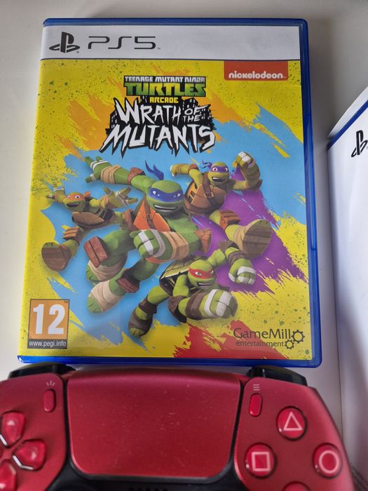 Limited edition контролер PS5 Volcanic Red + игра Ninja Turtles