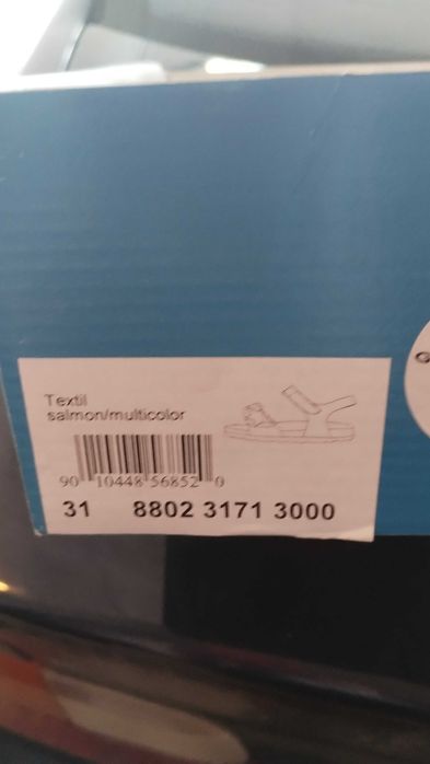 Сандали момиче 31 номер - розово злато, естествена кожа, нови