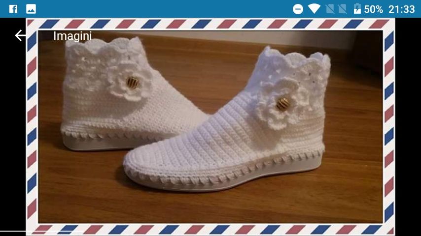 Vand cizme de vara crosetate manual pentru copii si adulti 7