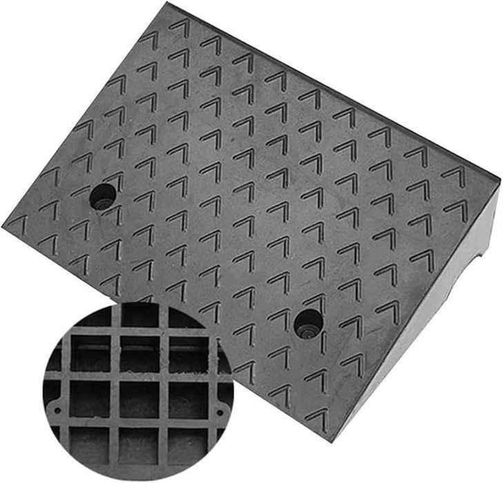 Rampa cauciuc, 48 x 40 x 15 cm, antiderapanta, neagra