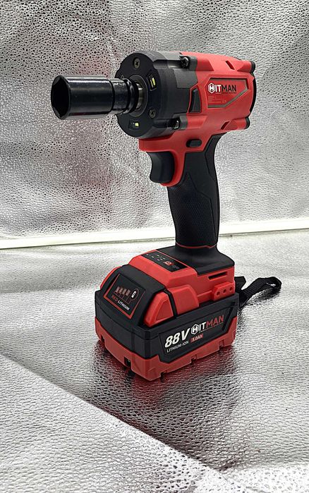 Set Hitman 88V: Polizor + Cheie Impact, 2x baterii!