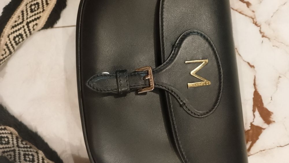 Geantă Musette piele naturala
