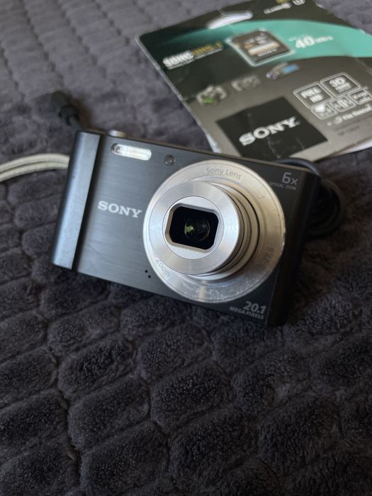 Aparat Foto Digital SONY Cyber-Shot Steadyshot DSC-W810 Black 20.1 MP