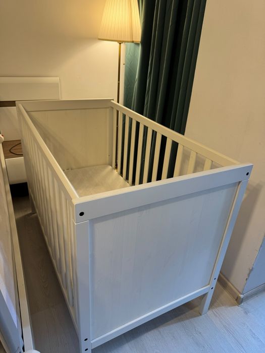 Pătuț bebe Ikea model Sundvik 60x120