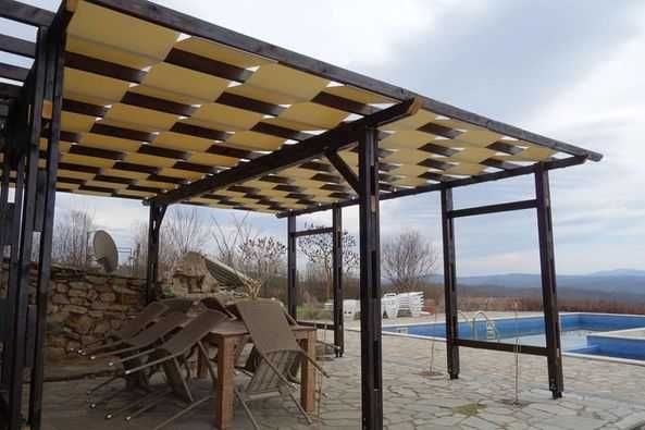 Ветрозащитни завеси, сенници, тенти, метални конструкции