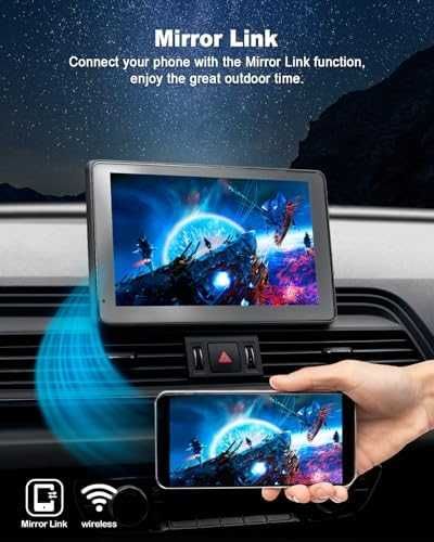 OHREX 7" сензорен екран за CarPlay Android Auto GPS гласово управление
