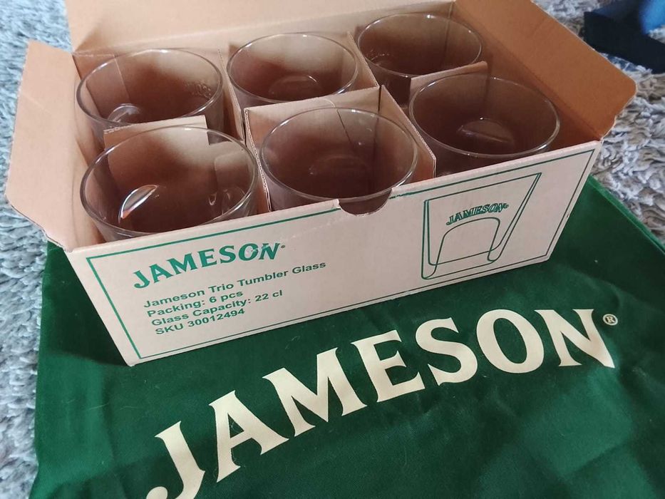 Шоппер и набор стаканов 6шт 22cl от JAMESON