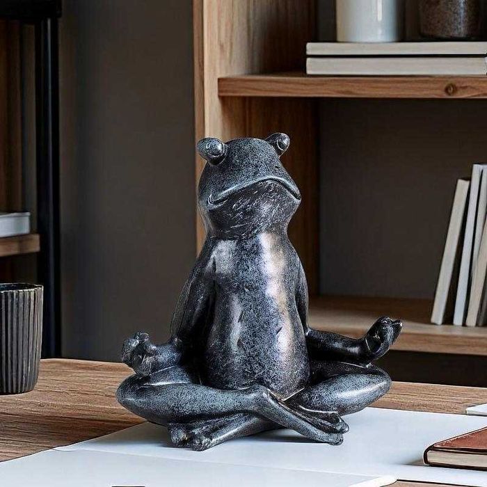Нова Статуетка Йога Жаба - 3 варианта - Декорация Жабка