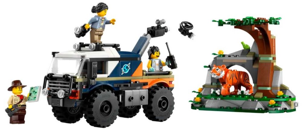 LEGO City 60426 Изследовател в джунглата с офроуд камион