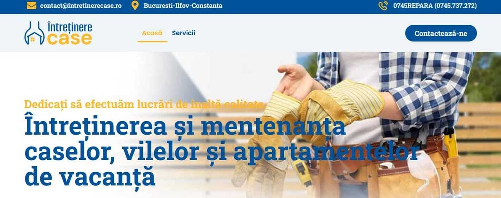Vanzare Afacere online la cheie – servicii de întreținere și reparații case