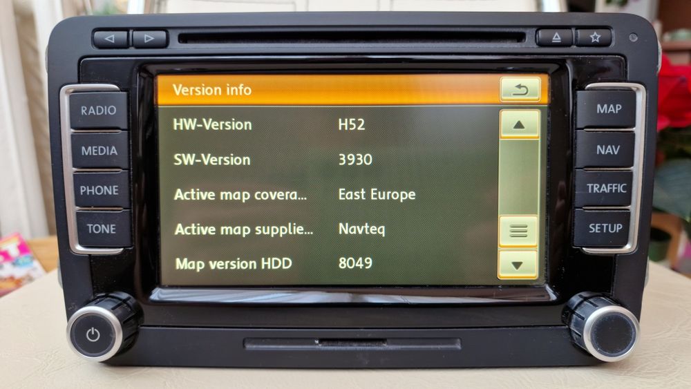 Navigatie VW RNS 510  LED + Harti + Cod Pin + Antena GPS !