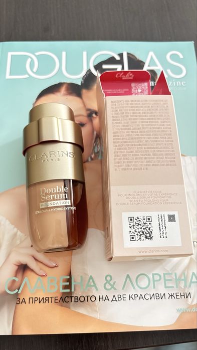 Clarins Double serum фон дьо тен
