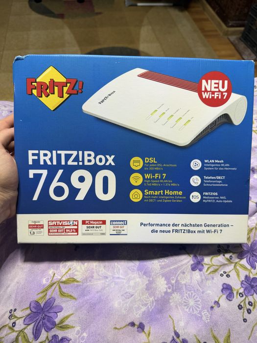 Router AVM FRITZ!Box 7690 Wi-Fi 7 – NOU, SIGILAT