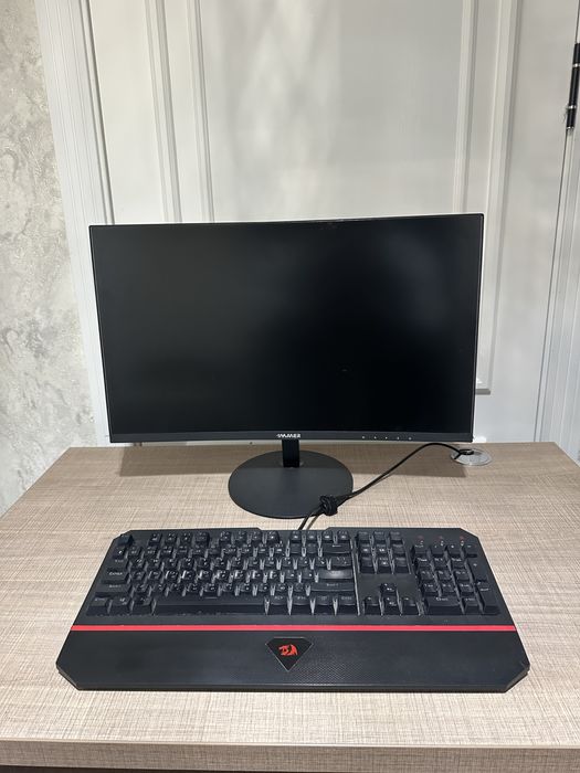 СРОЧНО ПРОДАЮ МОНИТОР IMMER 24 + бонус механическая клавиатура