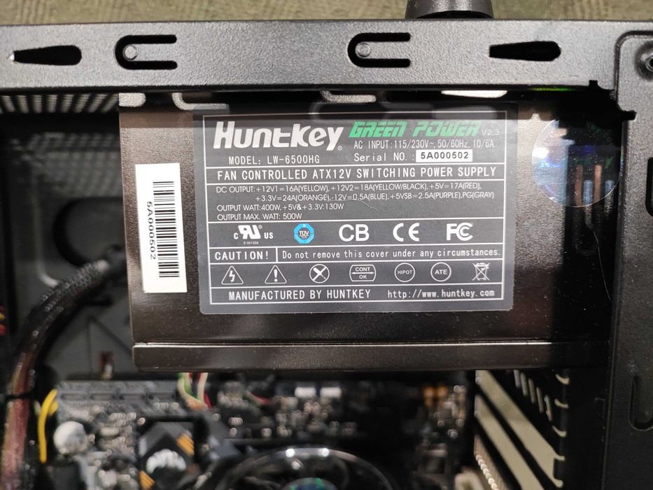 Компьютер Ryzen 5 1600X 16GB ОЗУ
